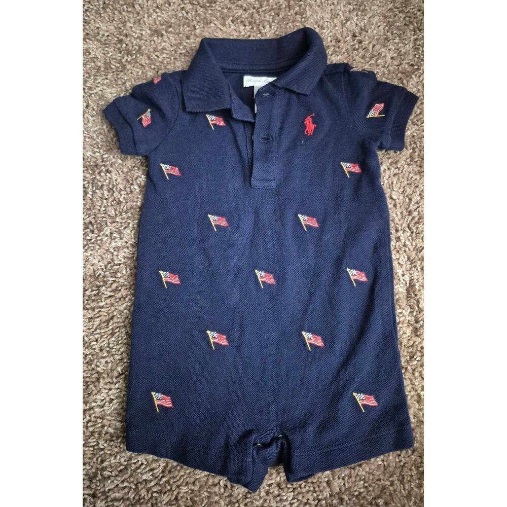 Ralph lauren romper summer size 3 months